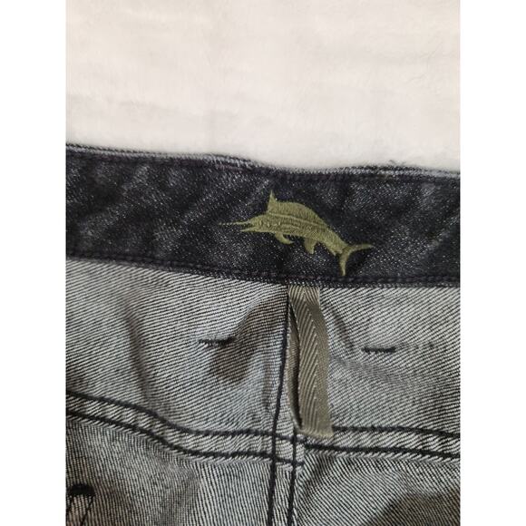 Tommy Bahama Jeans Mens 38 x 32 Black Straight Y2K Classic - Picture 5 of 13